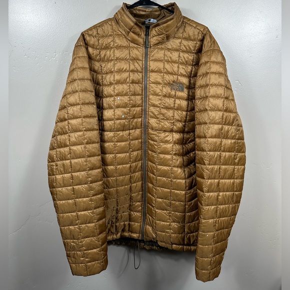 The North Face Other - The North Face Men's Thermoball Puffer Full Zip Jacket Dijon Brown / Gold - XXL